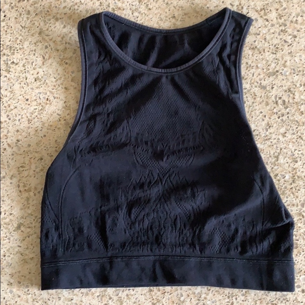 Lululemon cropped mesh tank